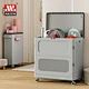 stackable plastic storage bin